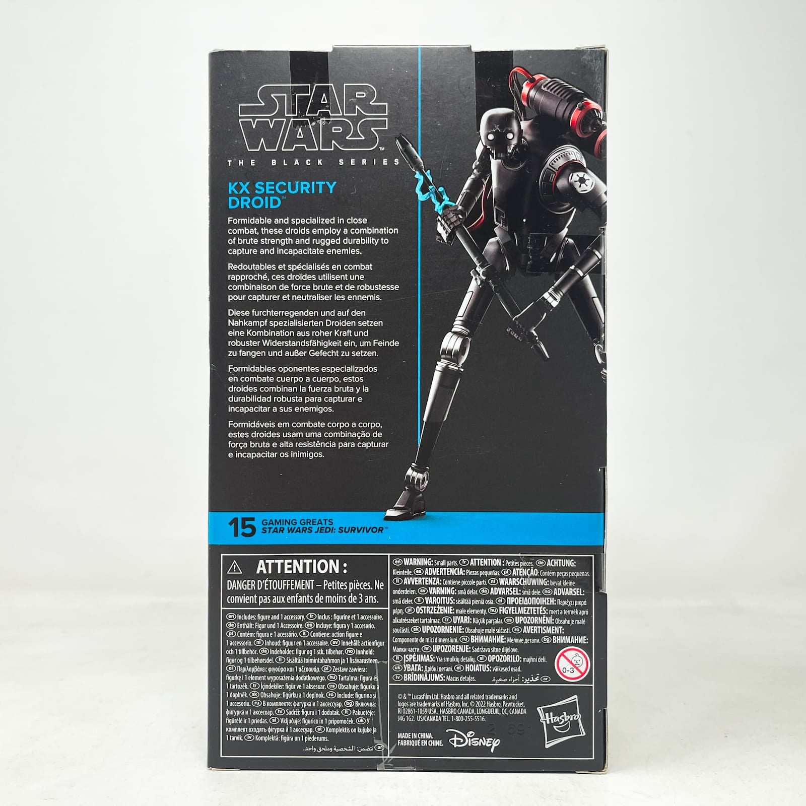Vintage Hasbro Star Wars Black Series Sealed Figures KX Security Droid (Jedi: Survivor) - Hasbro Black Series (2024)