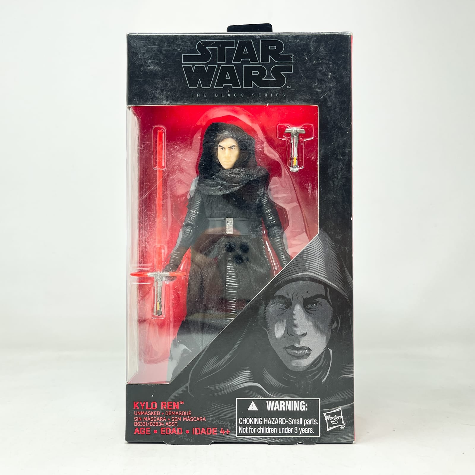 Vintage Hasbro Star Wars Black Series Sealed Figures Kylo Ren (Unmasked) #26 - Hasbro Black Series (2016)