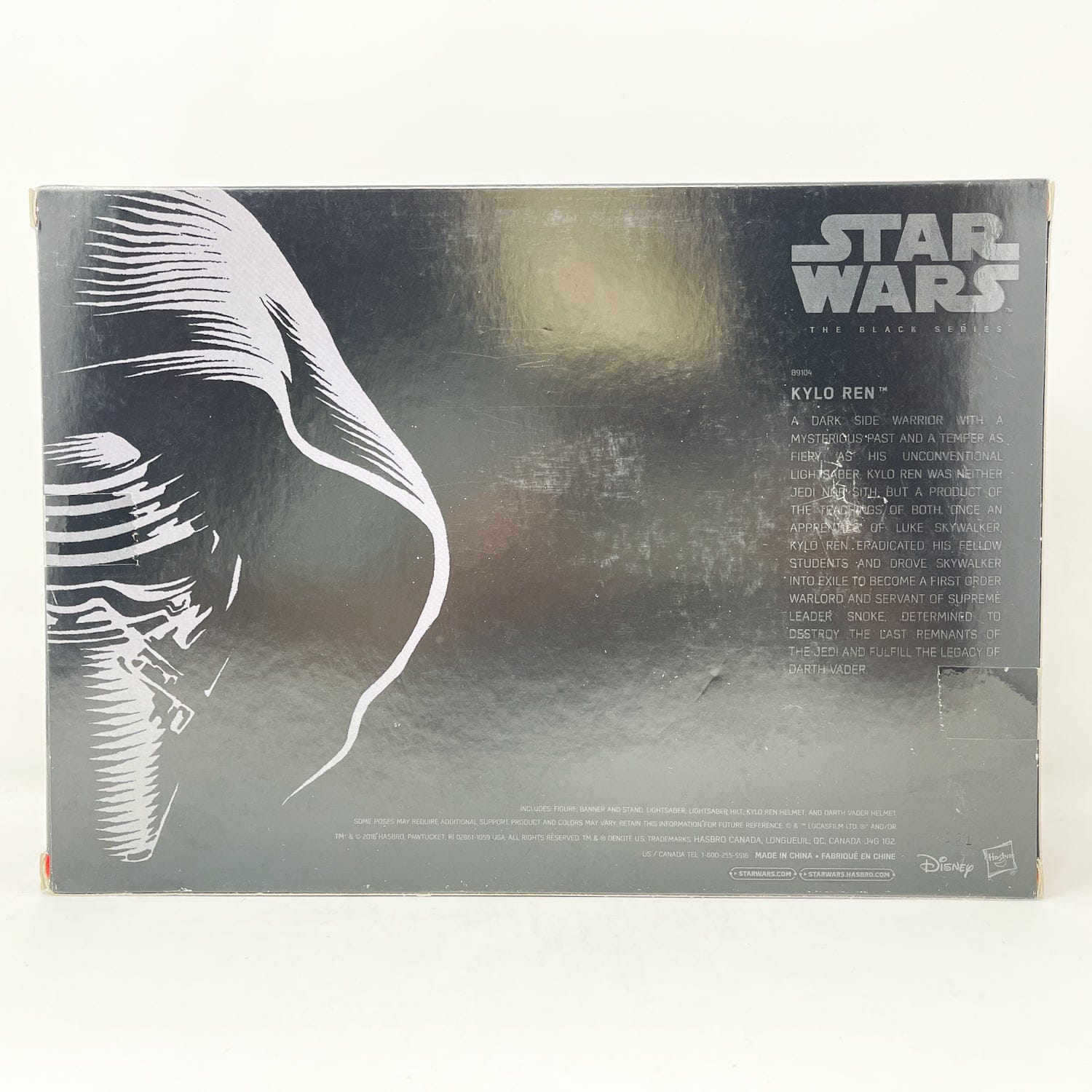 Vintage Hasbro Star Wars Black Series Sealed Figures Kylo Ren Unmasked (SDCC) - Black Series Hasbro Star Wars Action Figure