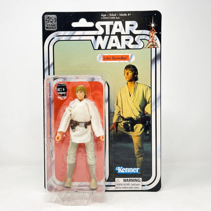 Vintage Hasbro Star Wars Black Series Sealed Figures Luke Skywalker (ANH) - Black Series 40th Hasbro Star Wars Action Figure