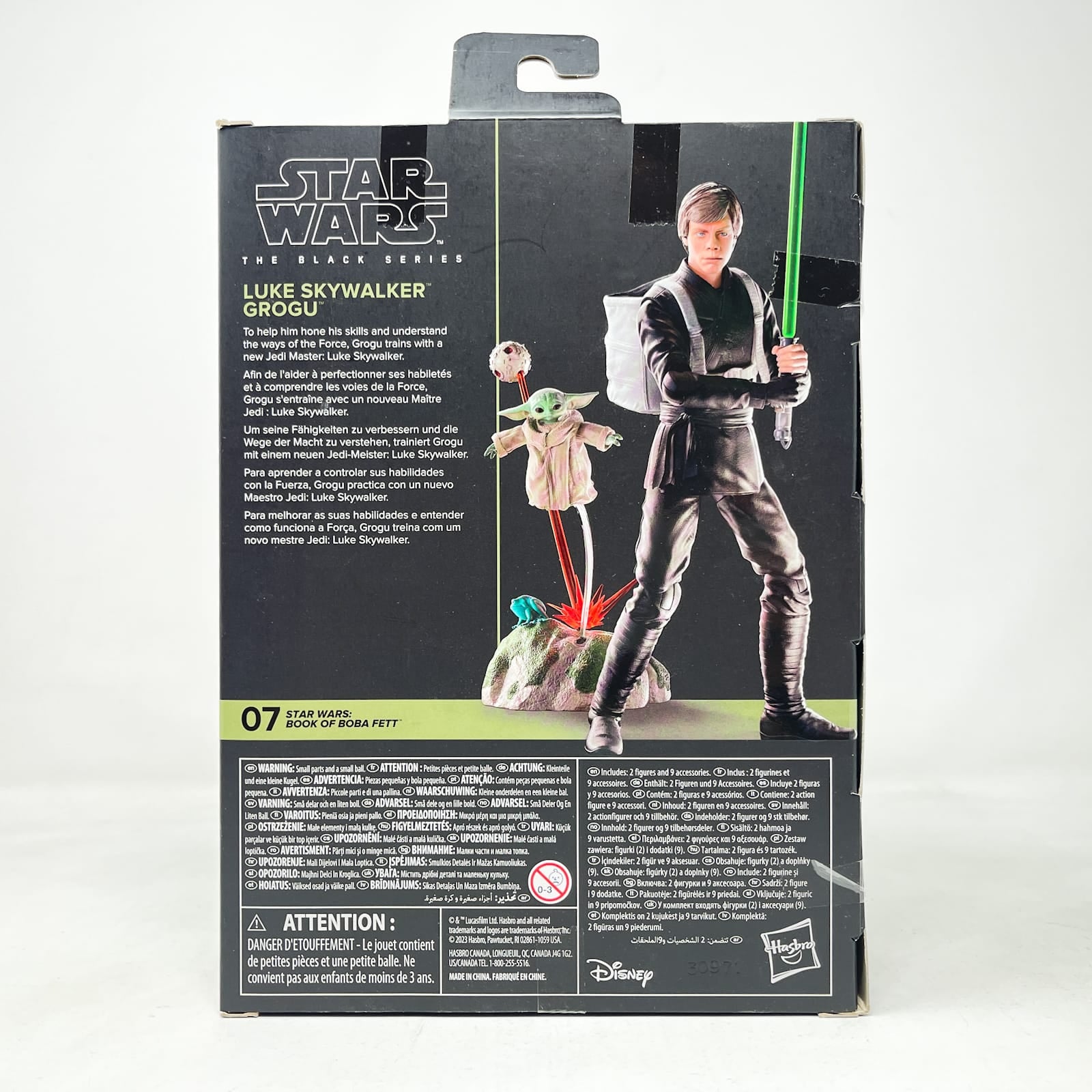 Vintage Hasbro Star Wars Black Series Sealed Figures Luke Skywalker & Grogu (Deluxe 2-pack) BOBF 03 - Hasbro Black Series (2023)