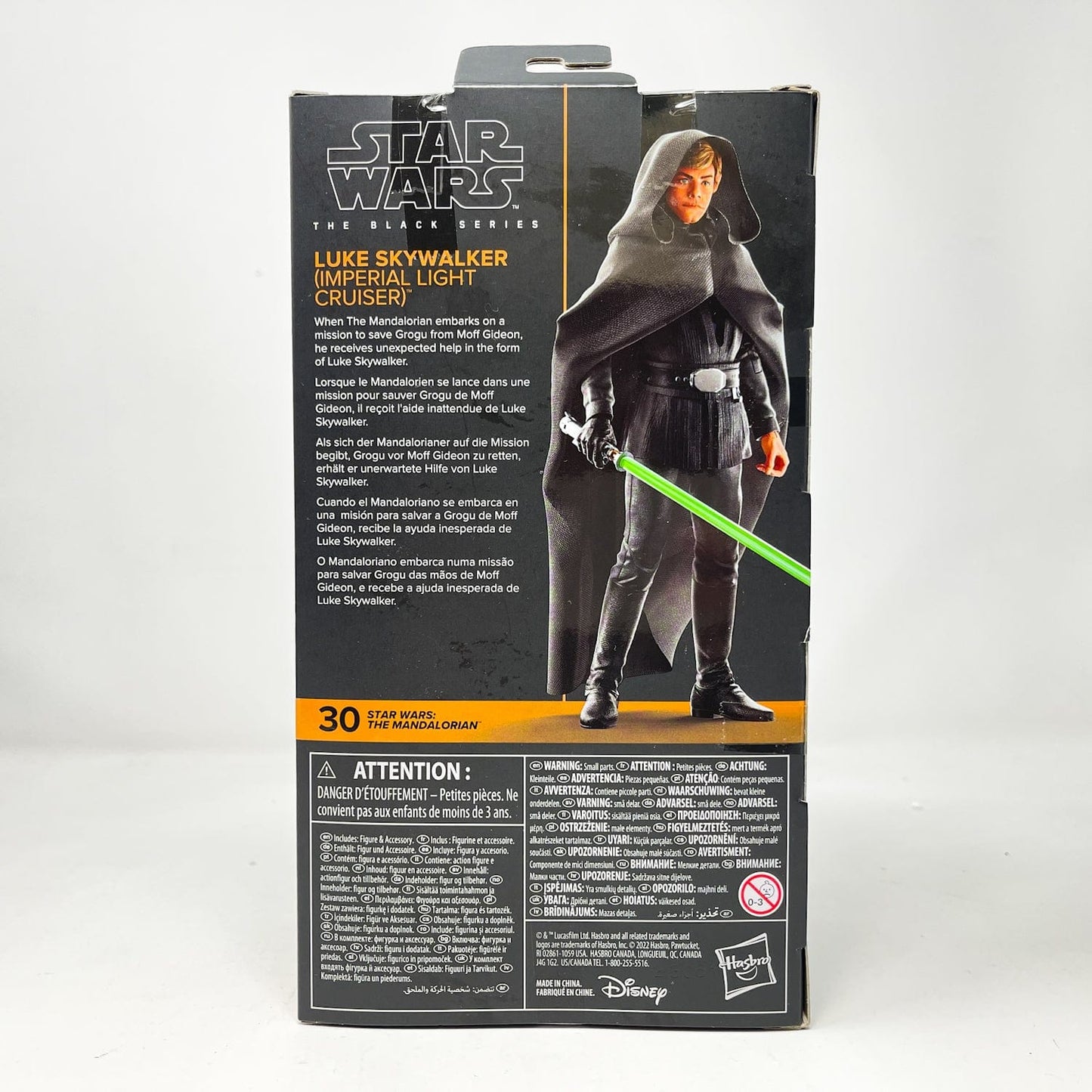 Vintage Hasbro Star Wars Black Series Sealed Figures Luke Skywalker (Imperial Light Cruiser) - MAN #30 - Black Series Hasbro Star Wars