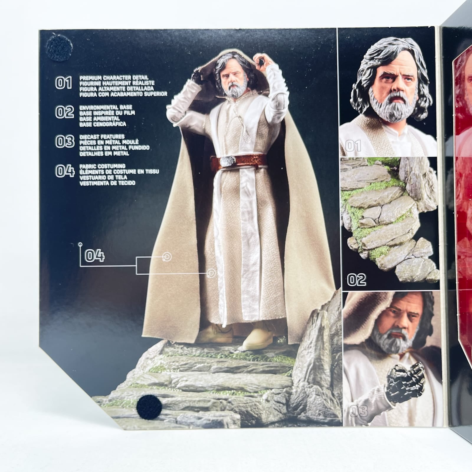 Vintage Hasbro Star Wars Black Series Sealed Figures Luke Skywalker (Jedi Master) on Ahch-To Island - Hasbro Black Series (2024)
