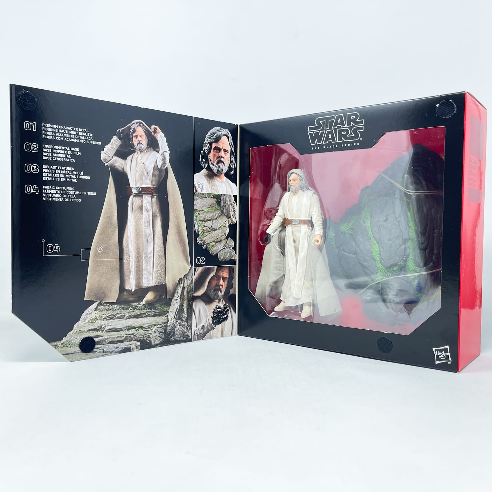 Vintage Hasbro Star Wars Black Series Sealed Figures Luke Skywalker (Jedi Master) on Ahch-To Island - Hasbro Black Series (2024)