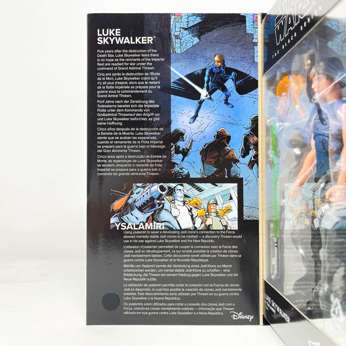 Vintage Hasbro Star Wars Black Series Sealed Figures Luke Skywalker & Ysalamiri (Comic) - 50th Anniversary - Hasbro Black Series (2021)