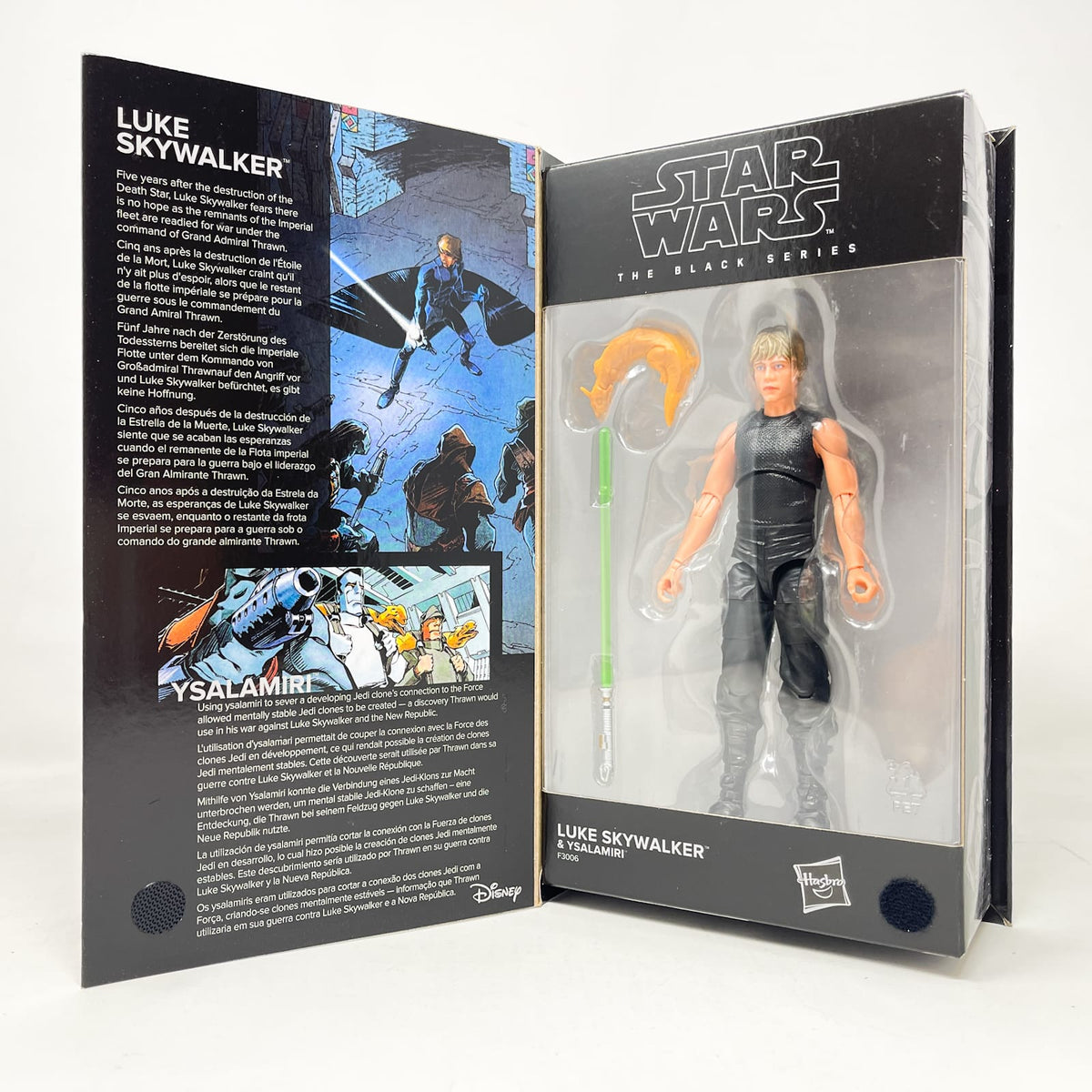 Vintage Hasbro Star Wars Black Series Sealed Figures Luke Skywalker & Ysalamiri (Comic) - 50th Anniversary - Hasbro Black Series (2021)