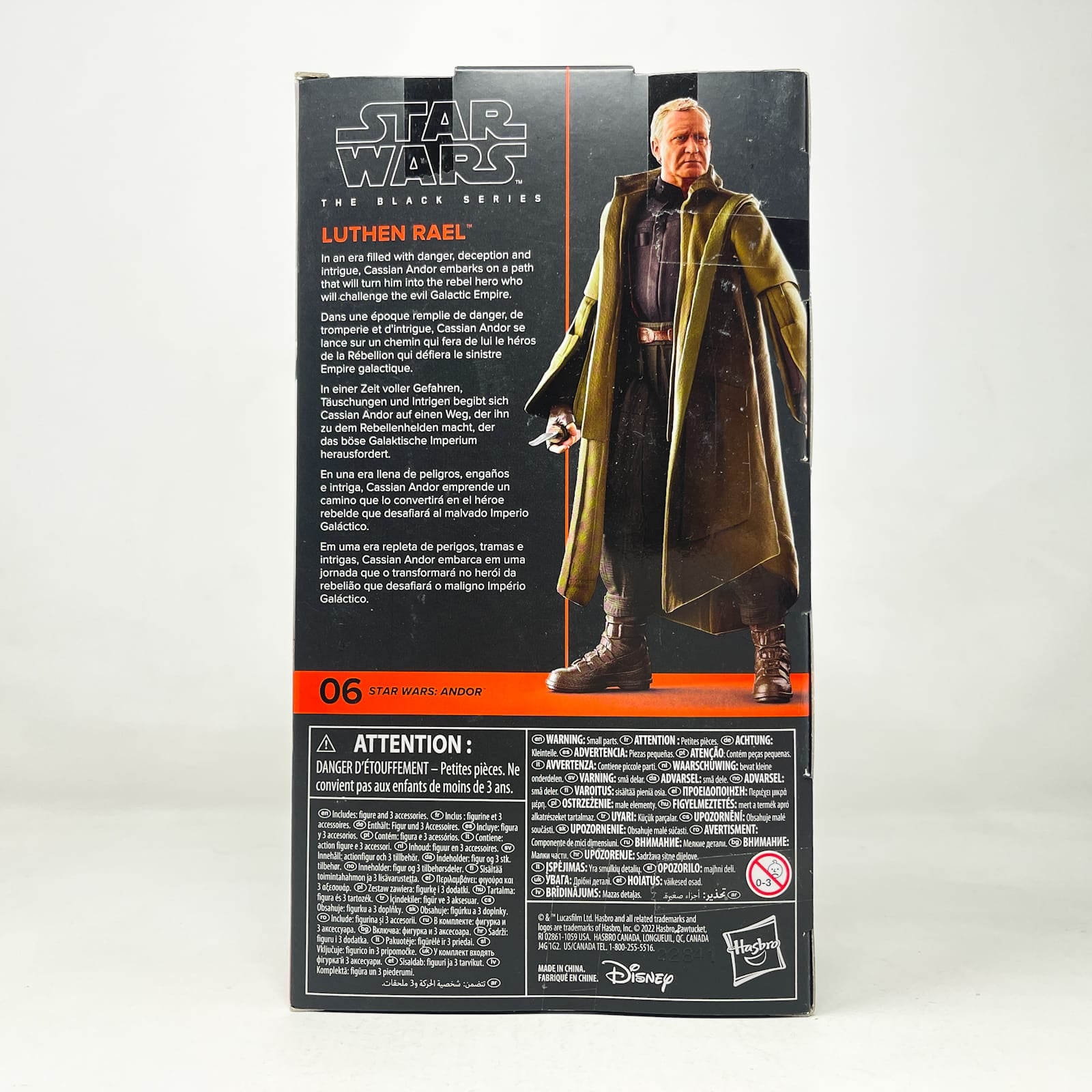 Vintage Hasbro Star Wars Black Series Sealed Figures Luthen Rael (Andor) AND 06 - Hasbro Black Series (2023)