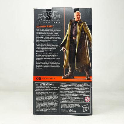 Vintage Hasbro Star Wars Black Series Sealed Figures Luthen Rael (Andor) AND 06 - Hasbro Black Series (2023)