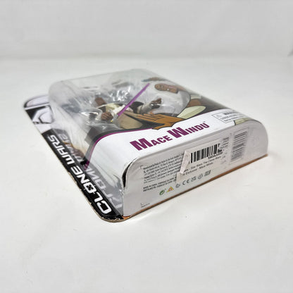 Vintage Hasbro Star Wars Black Series Sealed Figures Mace Windu (Clone Wars Tartakovsky) - Hasbro Black Series 50th