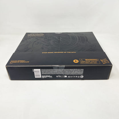 Vintage Hasbro Star Wars Black Series Sealed Figures Mace Windu & Darth Sidious 2-Pack – Hasbro The Black Series (2025)