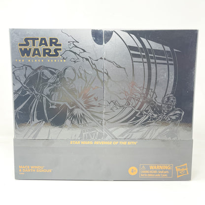 Vintage Hasbro Star Wars Black Series Sealed Figures Mace Windu & Darth Sidious 2-Pack – Hasbro The Black Series (2025)