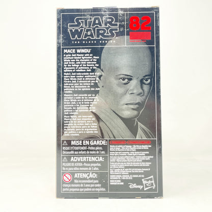 Vintage Hasbro Star Wars Black Series Sealed Figures Mace Windu - Jedi Master #82 - Hasbro Black Series (2020)