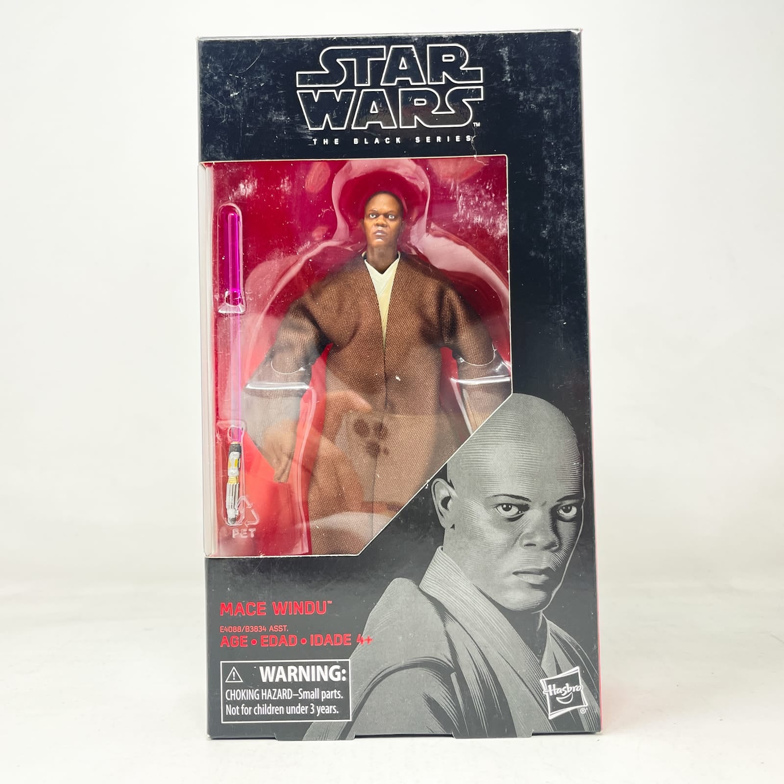 Vintage Hasbro Star Wars Black Series Sealed Figures Mace Windu - Jedi Master #82 - Hasbro Black Series (2020)