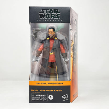 Vintage Hasbro Star Wars Black Series Sealed Figures Magistrate Greef Karga MAN 24 - Hasbro Black Series (2022)