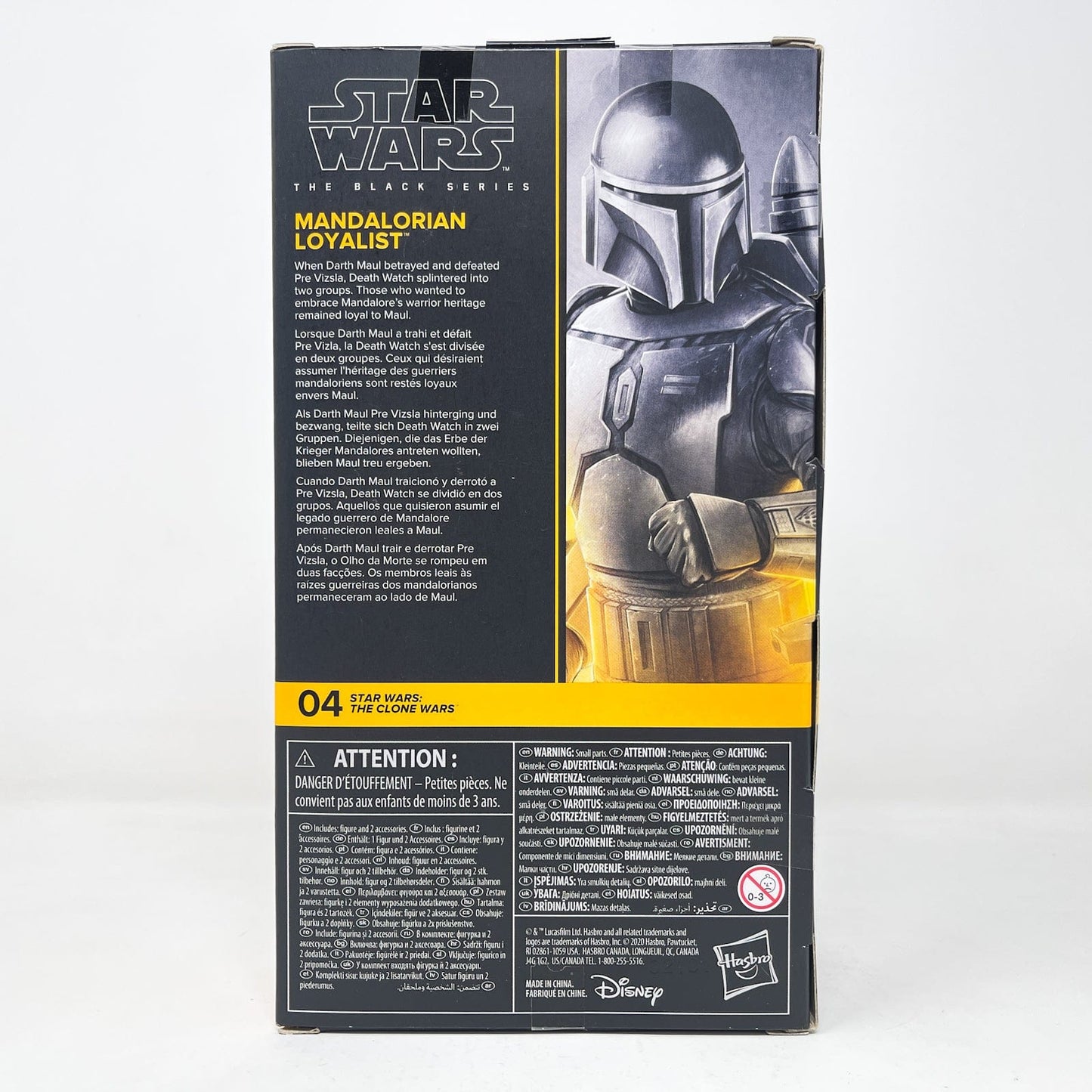 Vintage Hasbro Star Wars Black Series Sealed Figures Mandalorian Loyalist CW 04 - Hasbro Black Series (2020)