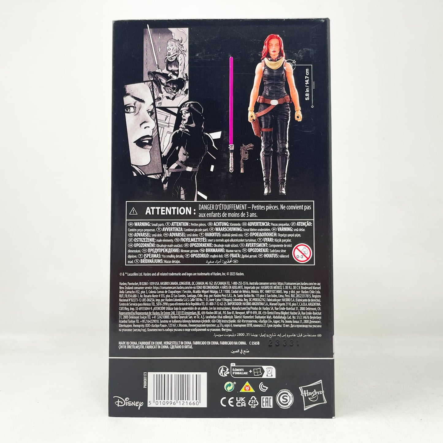 Vintage Hasbro Star Wars Black Series Sealed Figures Mara Jade Dark Force Rising Comic Pack – Hasbro Black Series (2023)