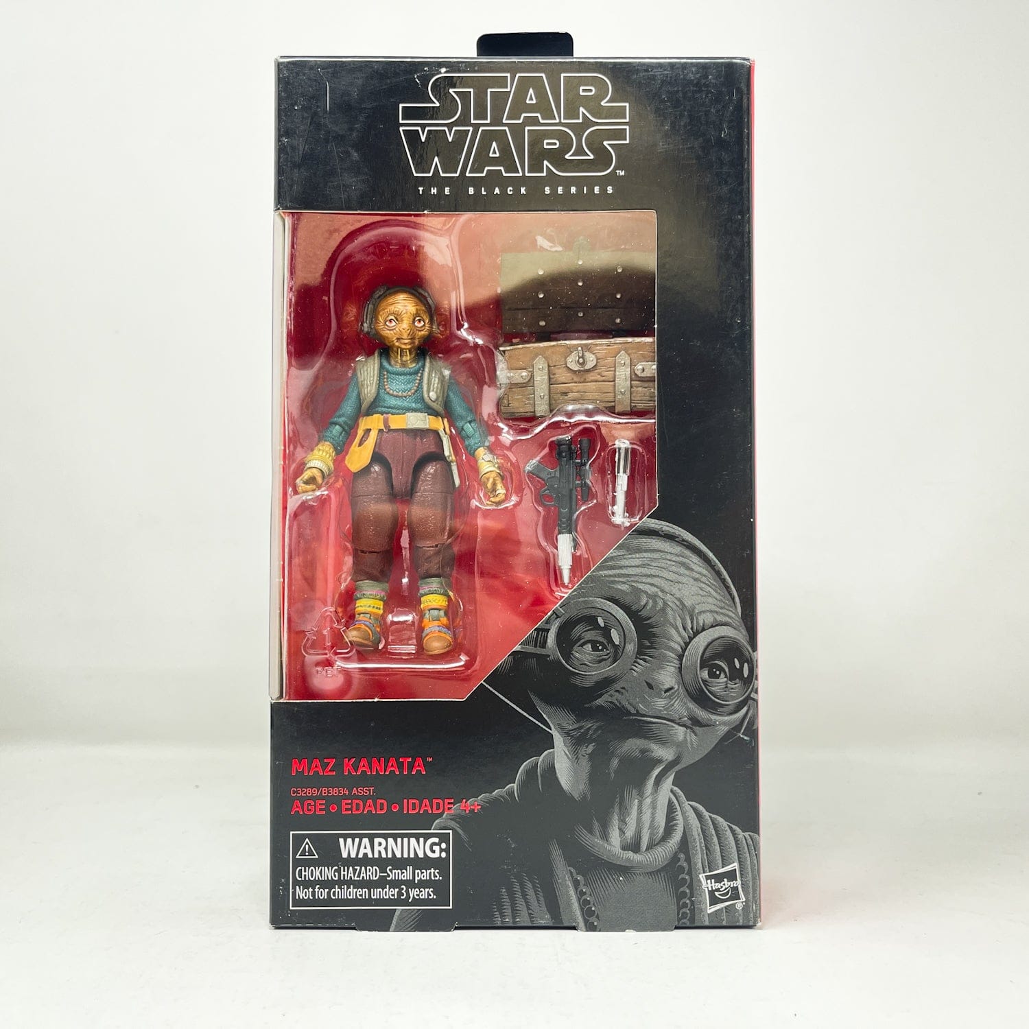 Vintage Hasbro Star Wars Black Series Sealed Figures Maz Kanata #49 - Black Series Hasbro Star Wars Action Figure