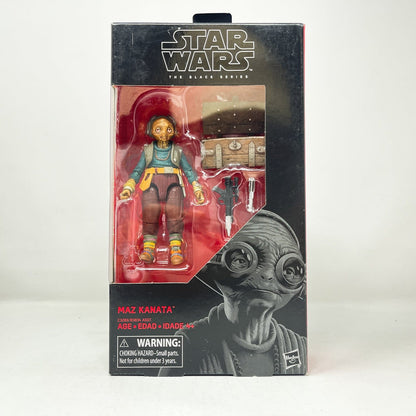 Vintage Hasbro Star Wars Black Series Sealed Figures Maz Kanata #49 - Black Series Hasbro Star Wars Action Figure