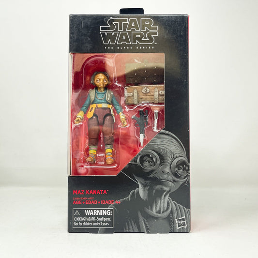 Vintage Hasbro Star Wars Black Series Sealed Figures Maz Kanata #49 - Black Series Hasbro Star Wars Action Figure