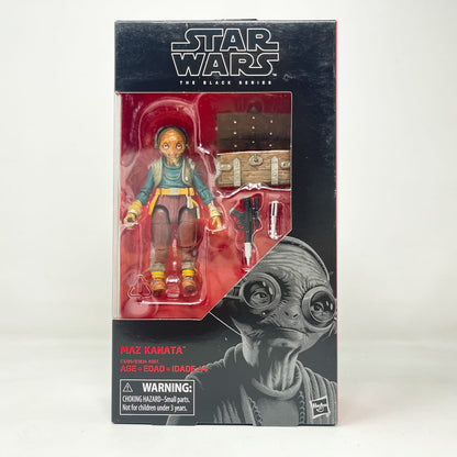Vintage Hasbro Star Wars Black Series Sealed Figures Maz Kanata #49 - Hasbro Black Series (2017)