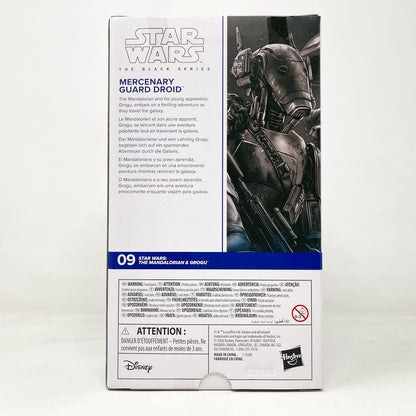 Vintage Hasbro Star Wars Black Series Sealed Figures Mercenary Guard Droid WHITE BOX - The Mandalorian and Grogu #09 - Hasbro Black Series (2026)