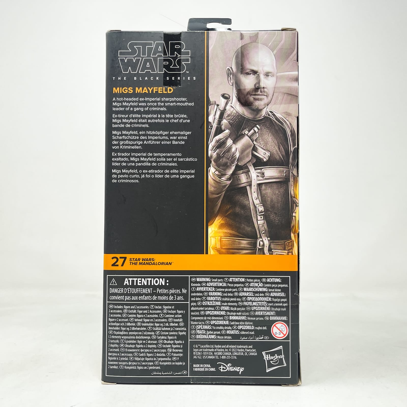 Vintage Hasbro Star Wars Black Series Sealed Figures Migs Mayfeld MAN 27 - Hasbro Black Series (2022)