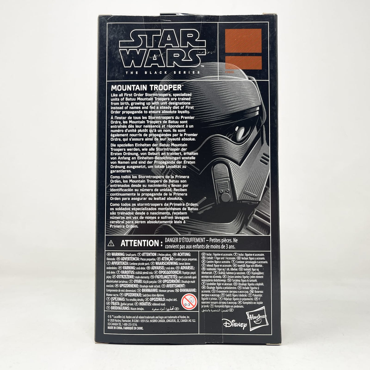 Vintage Hasbro Star Wars Black Series Sealed Figures Mountain Trooper (Galaxy's Edge) - Hasbro Black Series (2020)