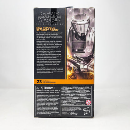 Vintage Hasbro Star Wars Black Series Sealed Figures New Republic Security Droid - MAN 23 - Black Series Hasbro Star Wars