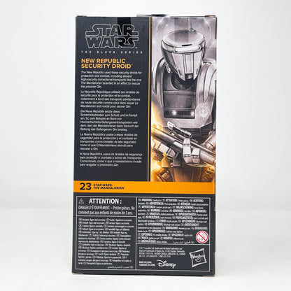 Vintage Hasbro Star Wars Black Series Sealed Figures New Republic Security Droid MAN 23 - Hasbro Black Series (2023)