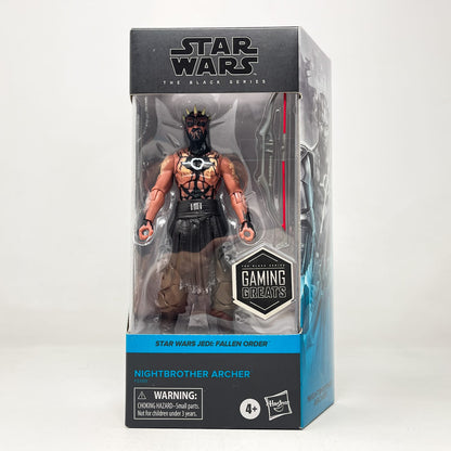 Vintage Hasbro Star Wars Black Series Sealed Figures Nightbrother Archer GG 10 - Hasbro Black Series (2023)