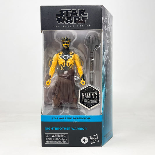 Vintage Hasbro Star Wars Black Series Sealed Figures Nightbrother Warrior GG 05 - Hasbro Black Series (2021)