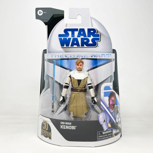 Vintage Hasbro Star Wars Black Series Sealed Figures Obi-Wan Kenobi (Clone Wars) - 50th Anniversary - Hasbro Black Series (2021)