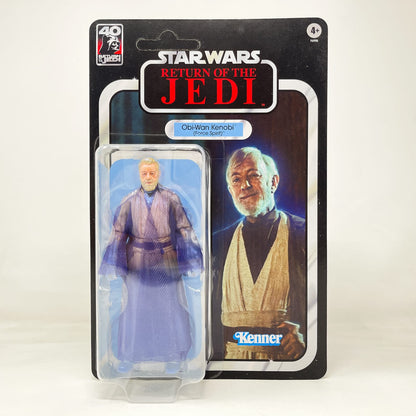 Vintage Hasbro Star Wars Black Series Sealed Figures Obi-Wan Kenobi (Force Spirit) ROTJ - 40th Anniversary - Hasbro Black Series (2023)