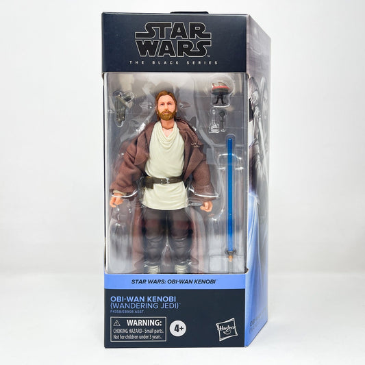 Vintage Hasbro Star Wars Black Series Sealed Figures Obi-Wan Kenobi (Wandering Jedi) OBI #01 - Black Series Hasbro