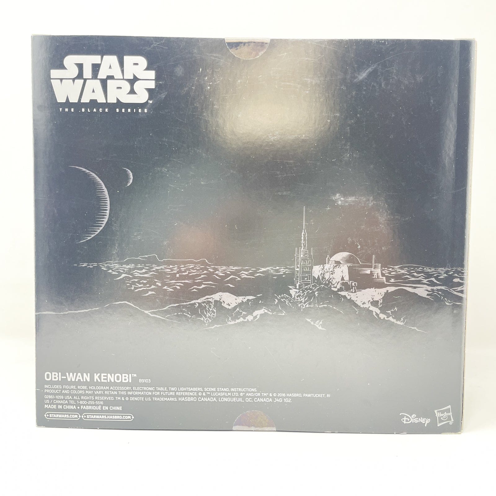 Vintage Hasbro Star Wars Black Series Sealed Figures Obi-Wan Kenobi with Leia Hologram Table (SDCC 2016) - Black Series Hasbro Star Wars Box Set