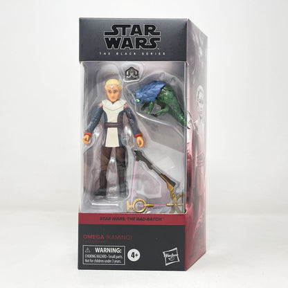 Vintage Hasbro Star Wars Black Series Sealed Figures Omega - Kamino (The Bad Batch) BB 10 - Hasbro Black Series (2022)
