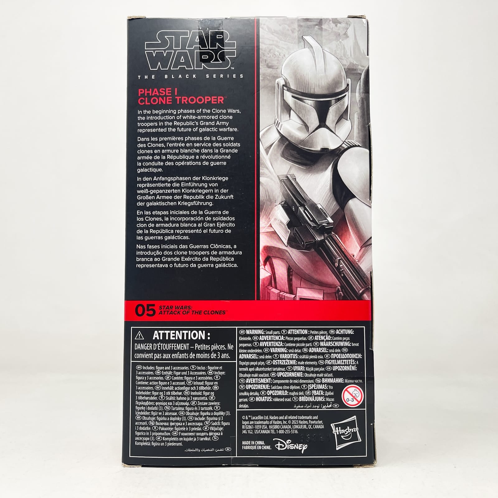 Vintage Hasbro Star Wars Black Series Sealed Figures Phase 1 Clone Trooper ATOC05 - Hasbro Black Series (2024)