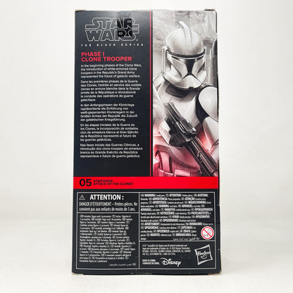 Vintage Hasbro Star Wars Black Series Sealed Figures Phase 1 Clone Trooper ATOC05 - Hasbro Black Series (2024)