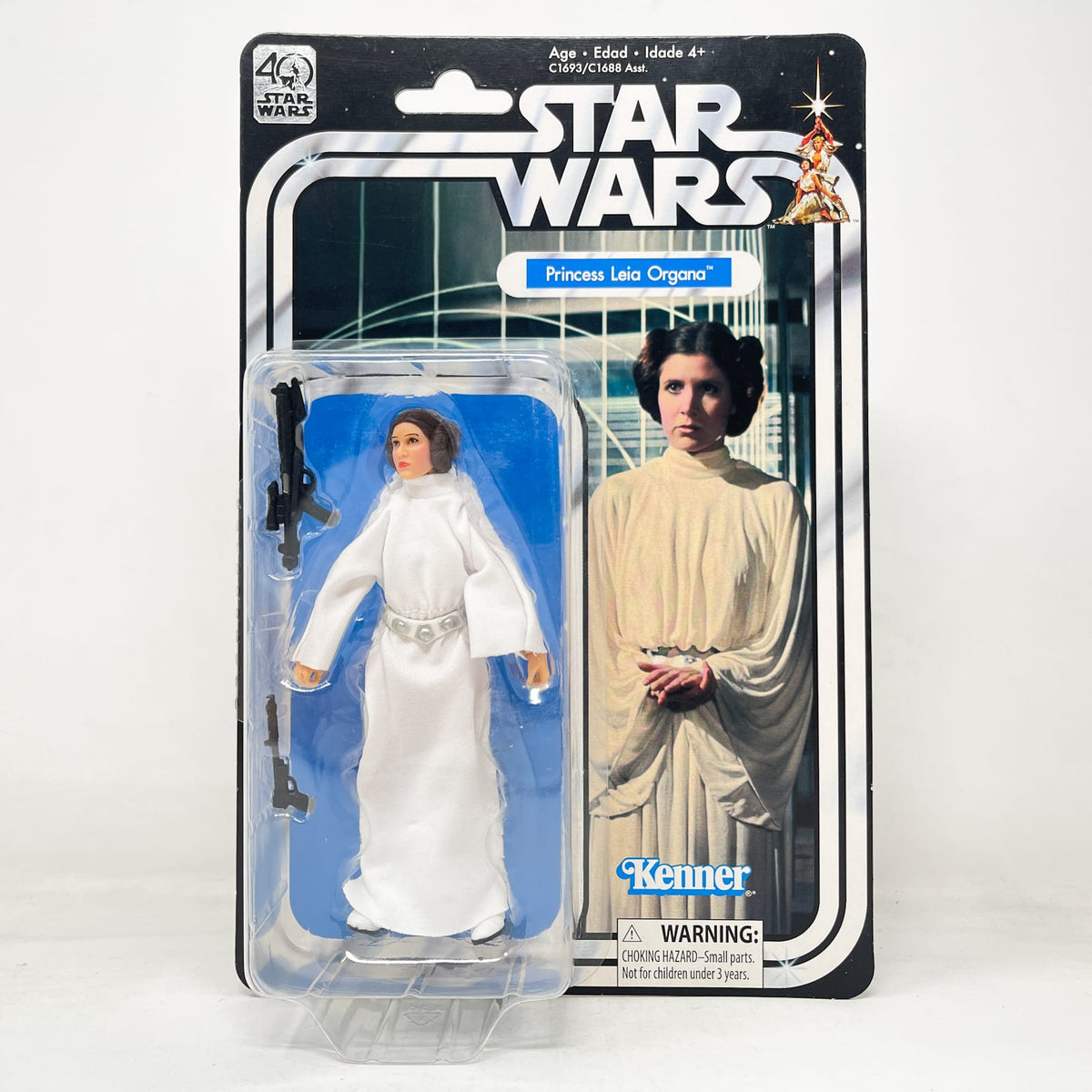 Vintage Hasbro Star Wars Black Series Sealed Figures Princess Leia Organa (ANH) - 40th Anniversary - Hasbro Black Series (2017)