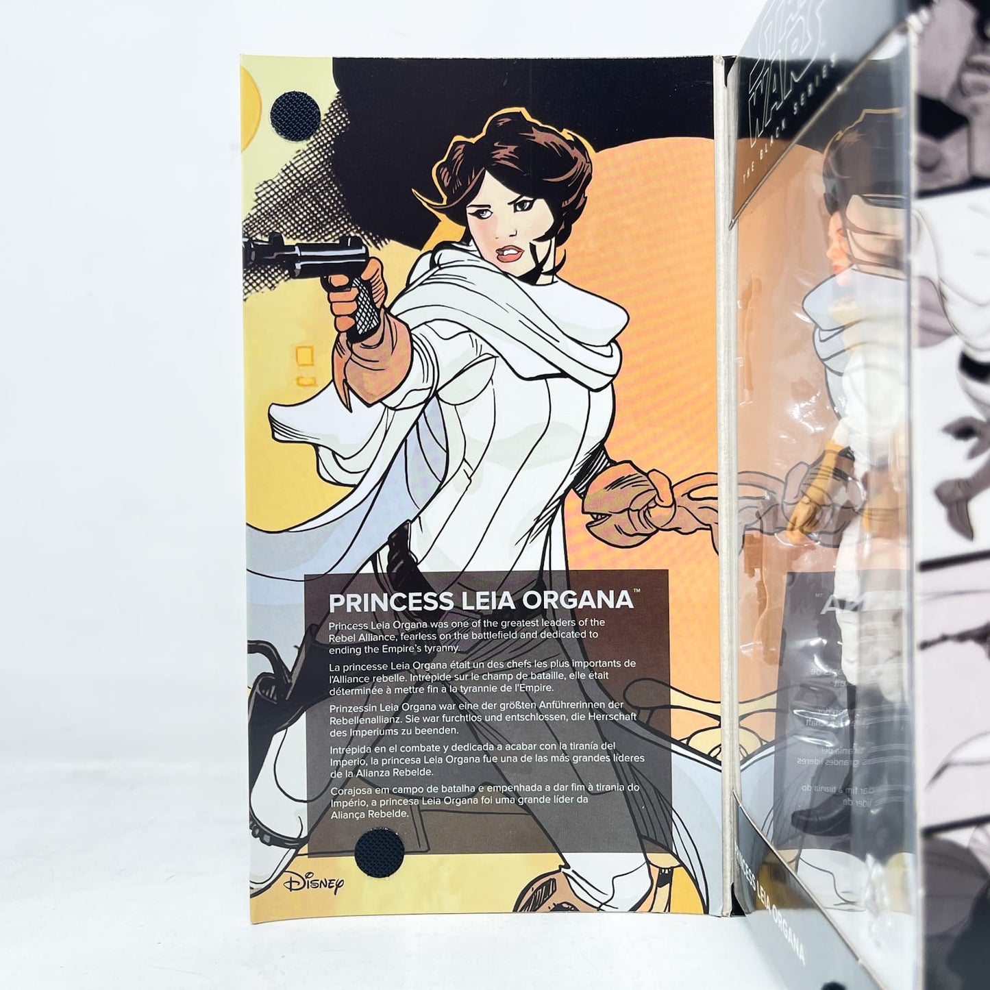 Vintage Hasbro Star Wars Black Series Sealed Figures Princess Leia Organa (Comic) - Hasbro Black Series (2022)