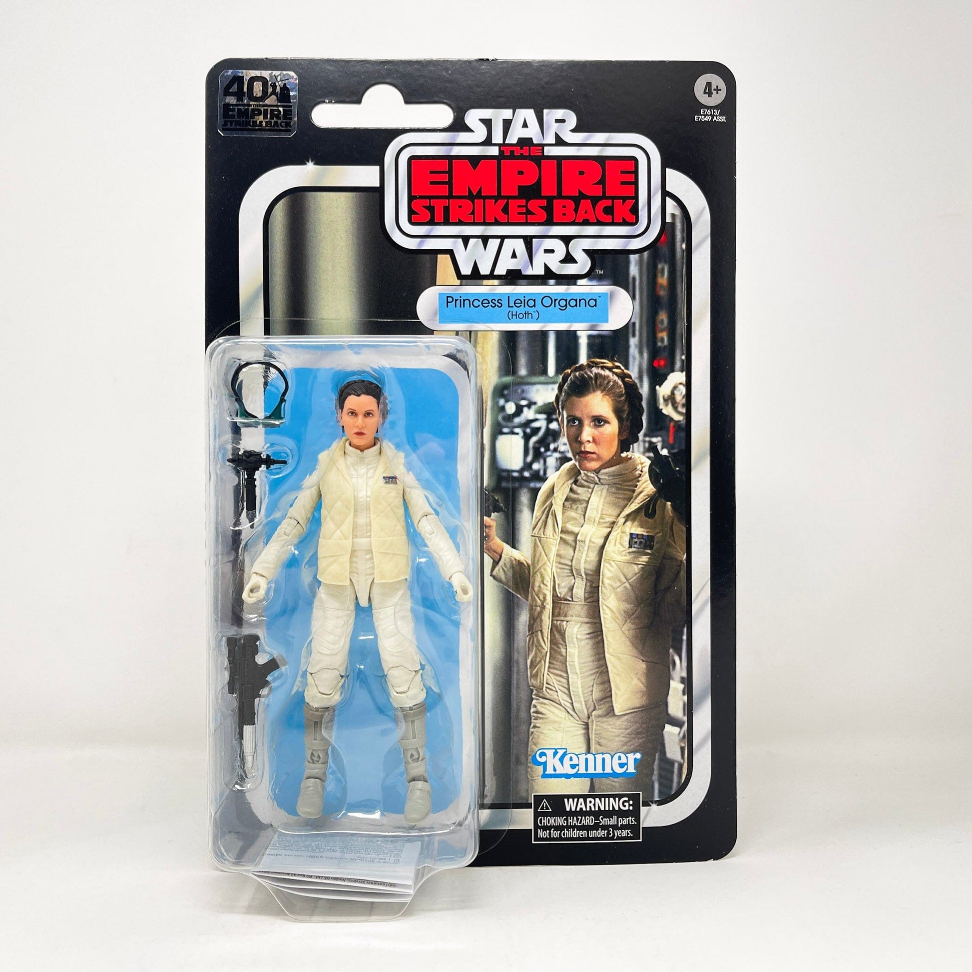 Vintage Hasbro Star Wars Black Series Sealed Figures Princess Leia Organa (Hoth) - Black Series 40th Hasbro Star Wars Action Figure