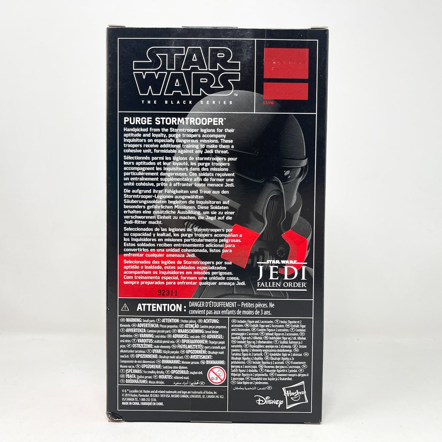 Vintage Hasbro Star Wars Black Series Sealed Figures Purge Stormtrooper - Fallen Order (2019)  - Black Series Hasbro Star Wars Action Figure
