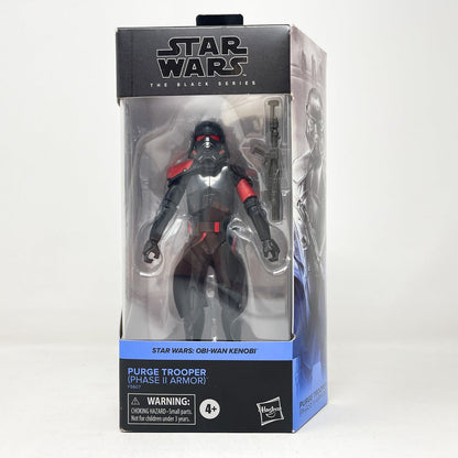 Vintage Hasbro Star Wars Black Series Sealed Figures Purge Trooper (Phase II Armor) OBI 07 - Hasbro Black Series