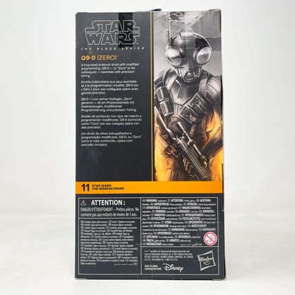 Vintage Hasbro Star Wars Black Series Sealed Figures Q9-0 (Zero) MAN 11 - Hasbro Black Series (2021)