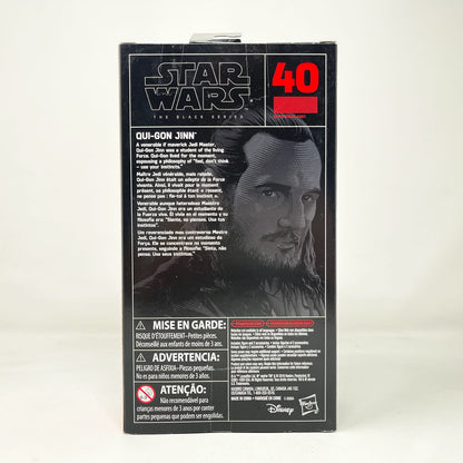 Vintage Hasbro Star Wars Black Series Sealed Figures Qui-Gon Jinn #40 - Hasbro Black Series (2017)