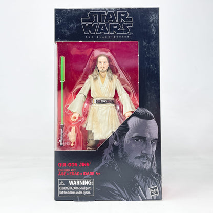 Vintage Hasbro Star Wars Black Series Sealed Figures Qui-Gon Jinn #40 - Hasbro Black Series (2017)