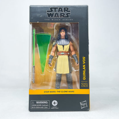 Vintage Hasbro Star Wars Black Series Sealed Figures Quinlan Vos - Clone Wars #22 - Hasbro Black Series (2026)