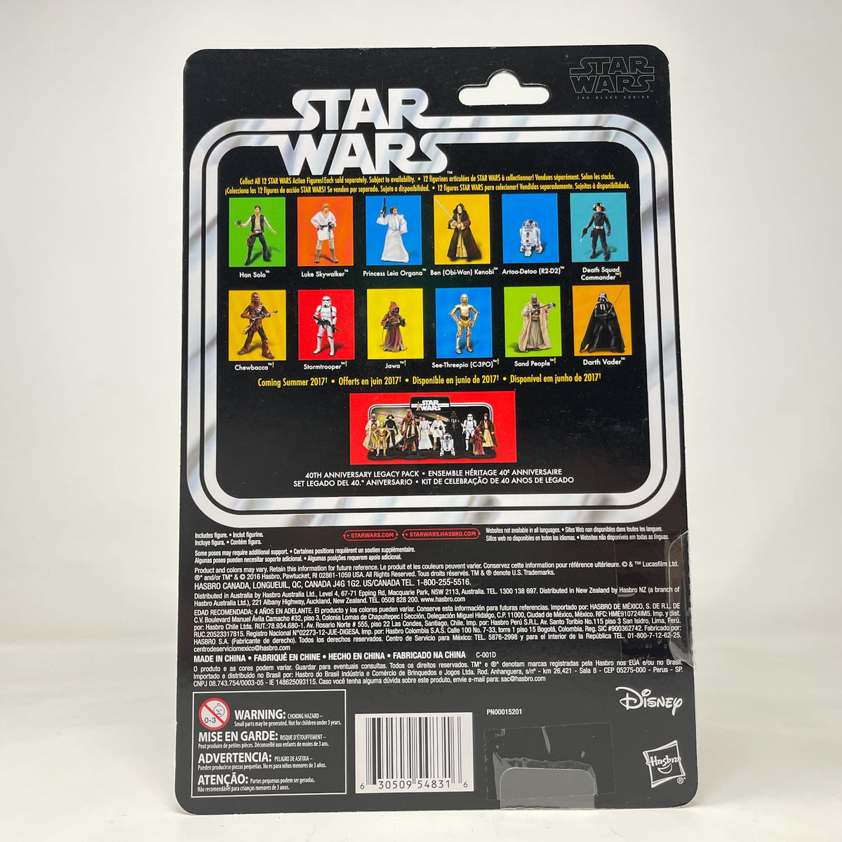 Vintage Hasbro Star Wars Black Series Sealed Figures R5-D4 - 40th Anniversary - Hasbro Black Series (2017)