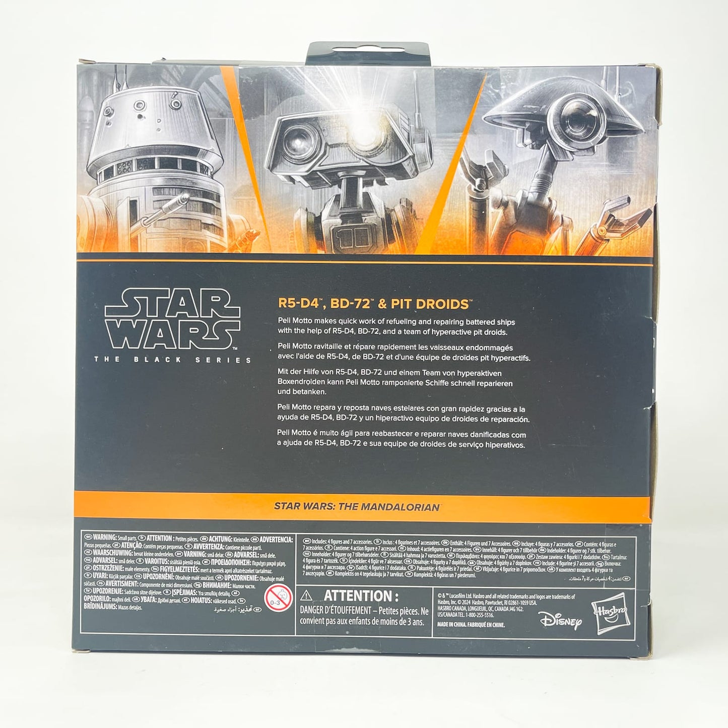Vintage Hasbro Star Wars Black Series Sealed Figures R5-D4, BD-72 & Pit Droids (Deluxe) - Hasbro Black Series (2024)