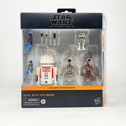 Vintage Hasbro Star Wars Black Series Sealed Figures R5-D4, BD-72 & Pit Droids (Deluxe) - Hasbro Black Series (2024)